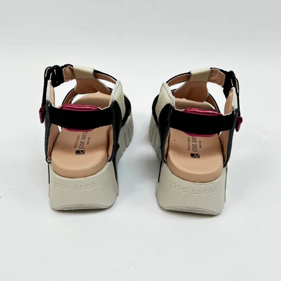 Jose Saenz 4201 Leather Platform Sandals - Size 39 (US 8.5) - Picture 2 of 14